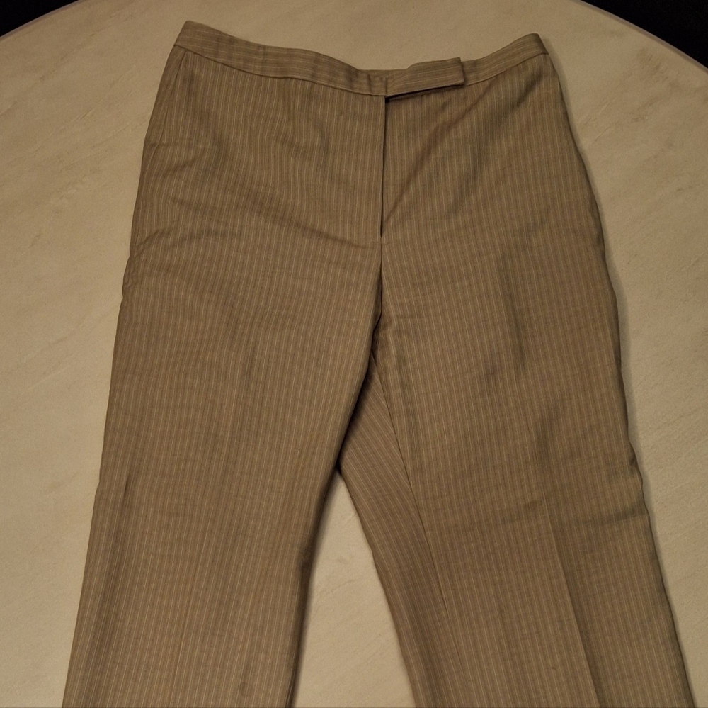 Women's Tan Striped Pants
